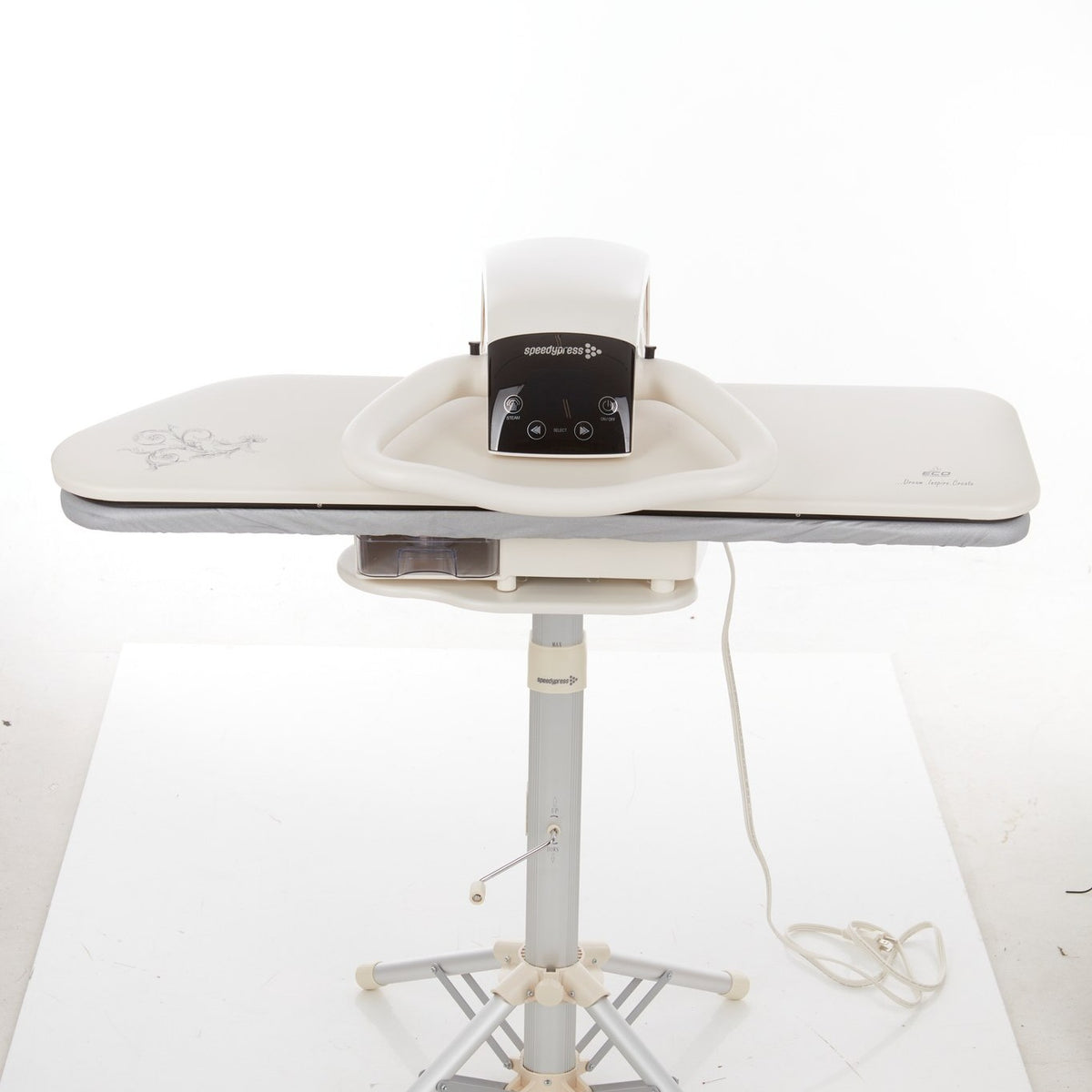 SpeedyPress 80HD 32 Inch Professional Steam Press For Clothes With Custom Stand