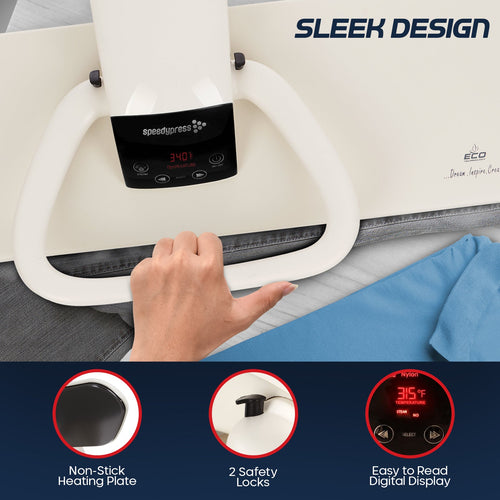 Speedpress SpeedyPress 100HD 40 Inch Professional Steam Press For Clothes ...